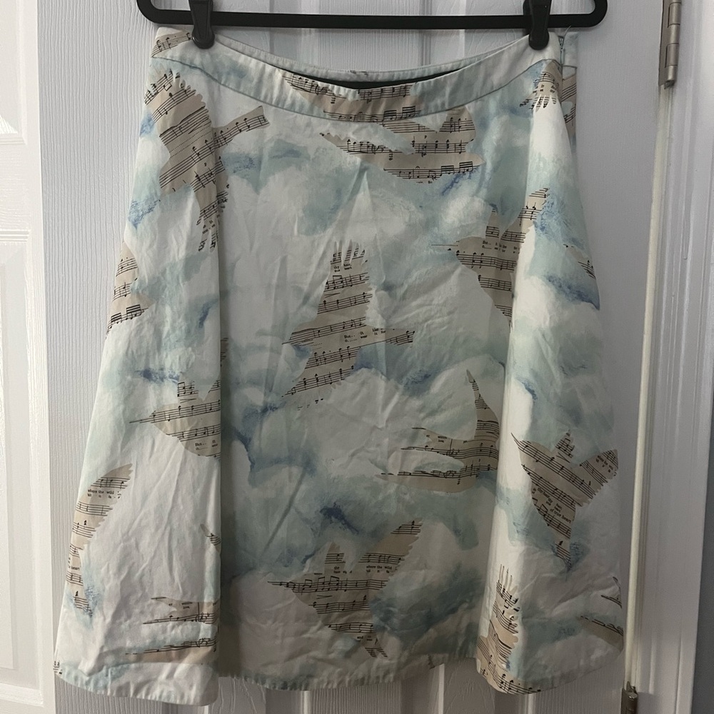 Stylish Blue and White Skirt
